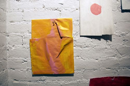 Folded and Dot Paintings- Taller