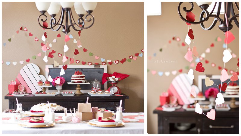 valentines day party styling