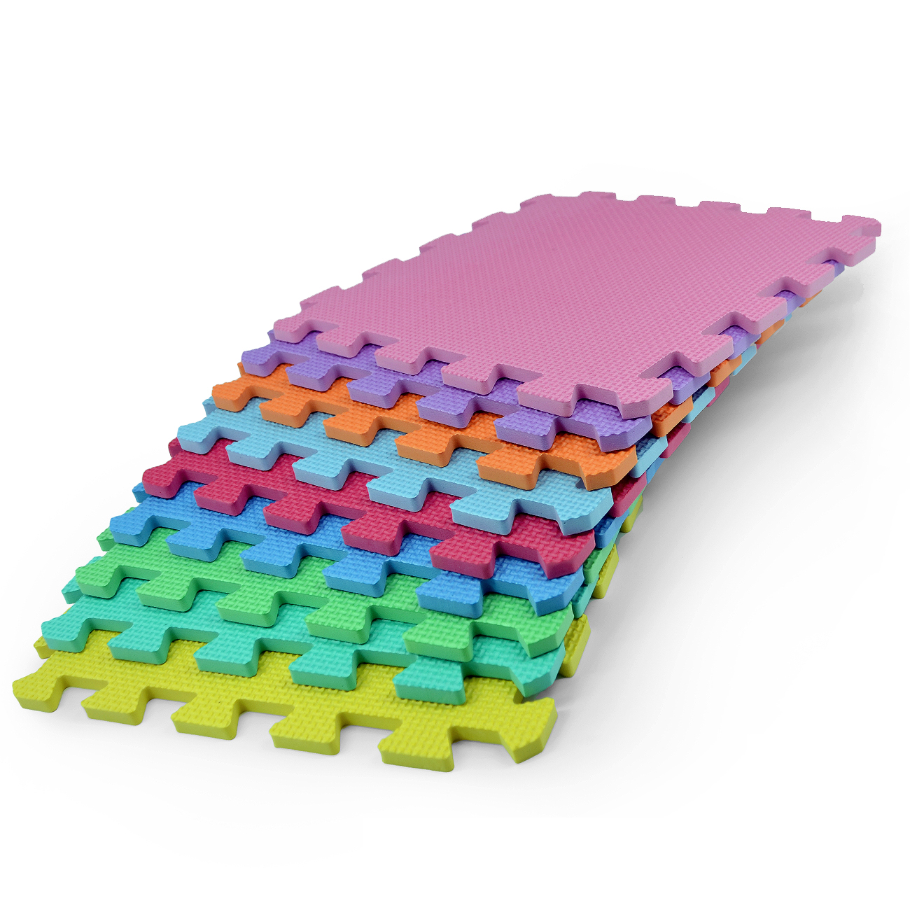 Foam Mat Puzzle Pieces Play Mat Set - Great for Kids to Learn and Play - 9  Tile Pieces — Matney