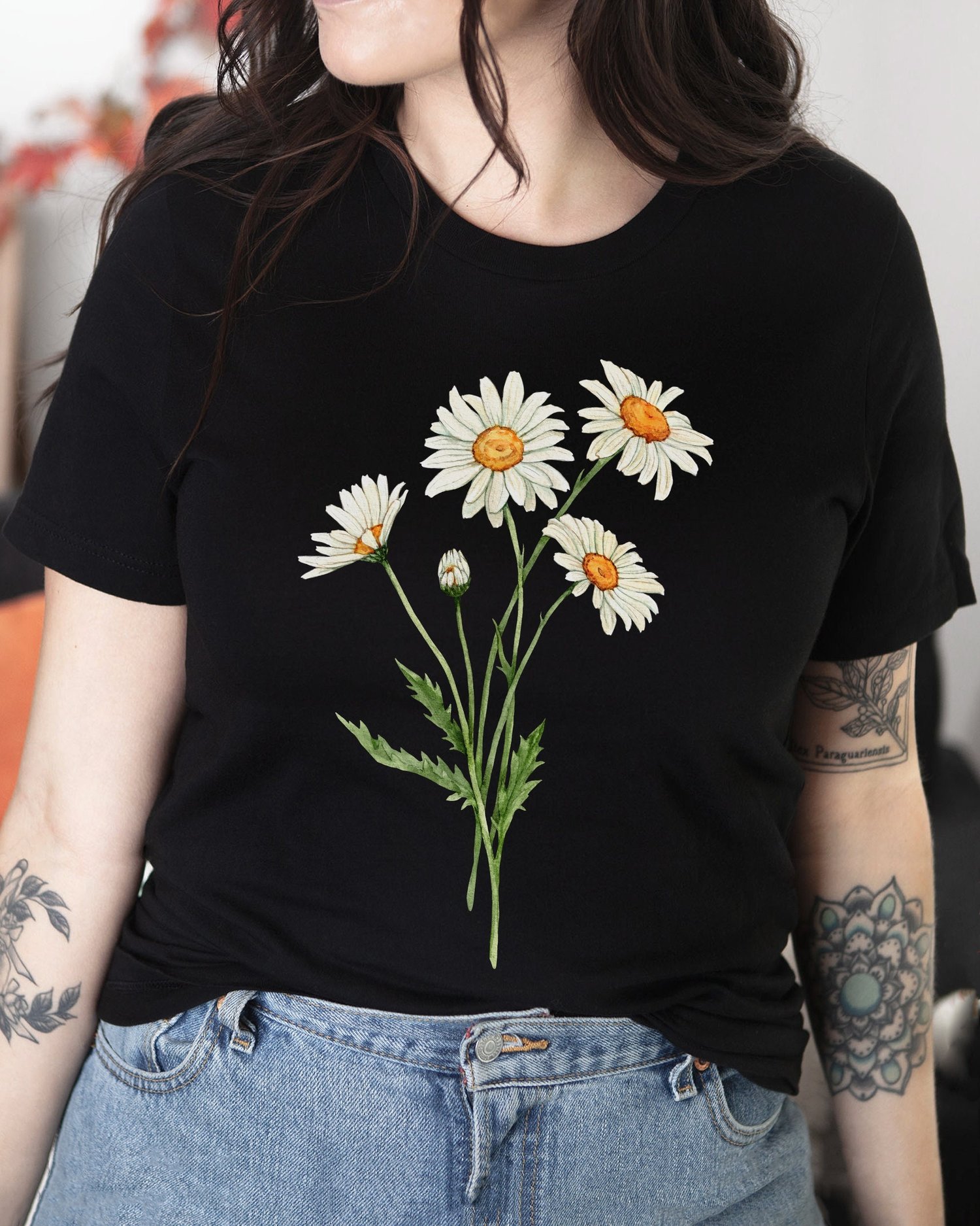 Daisy t-shirt - April Birth Flower — Anna Farba Illustration