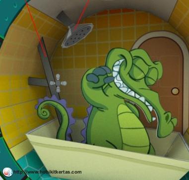 gator in tub