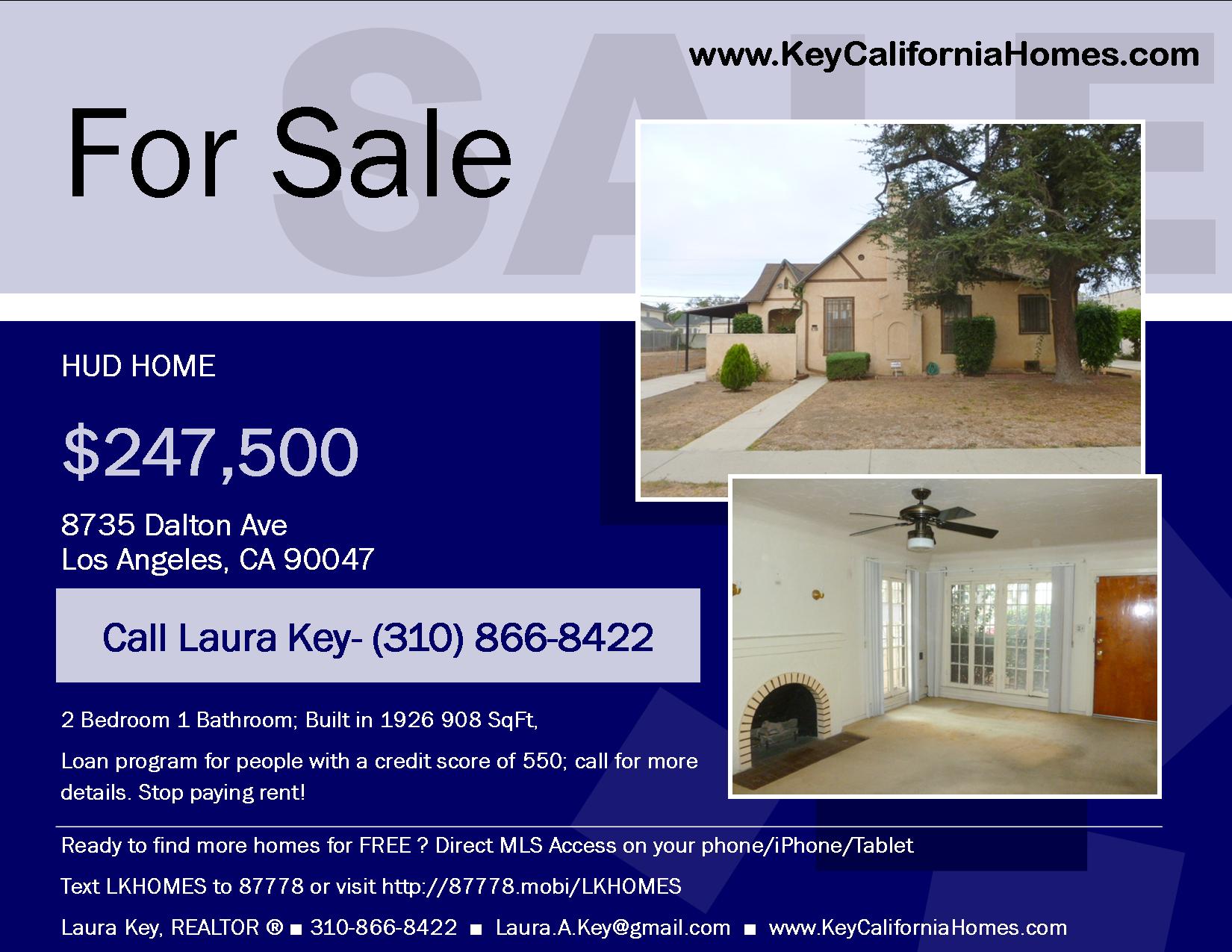 HUD Home! California is exploding in real estate again, buy now before it's too late!
