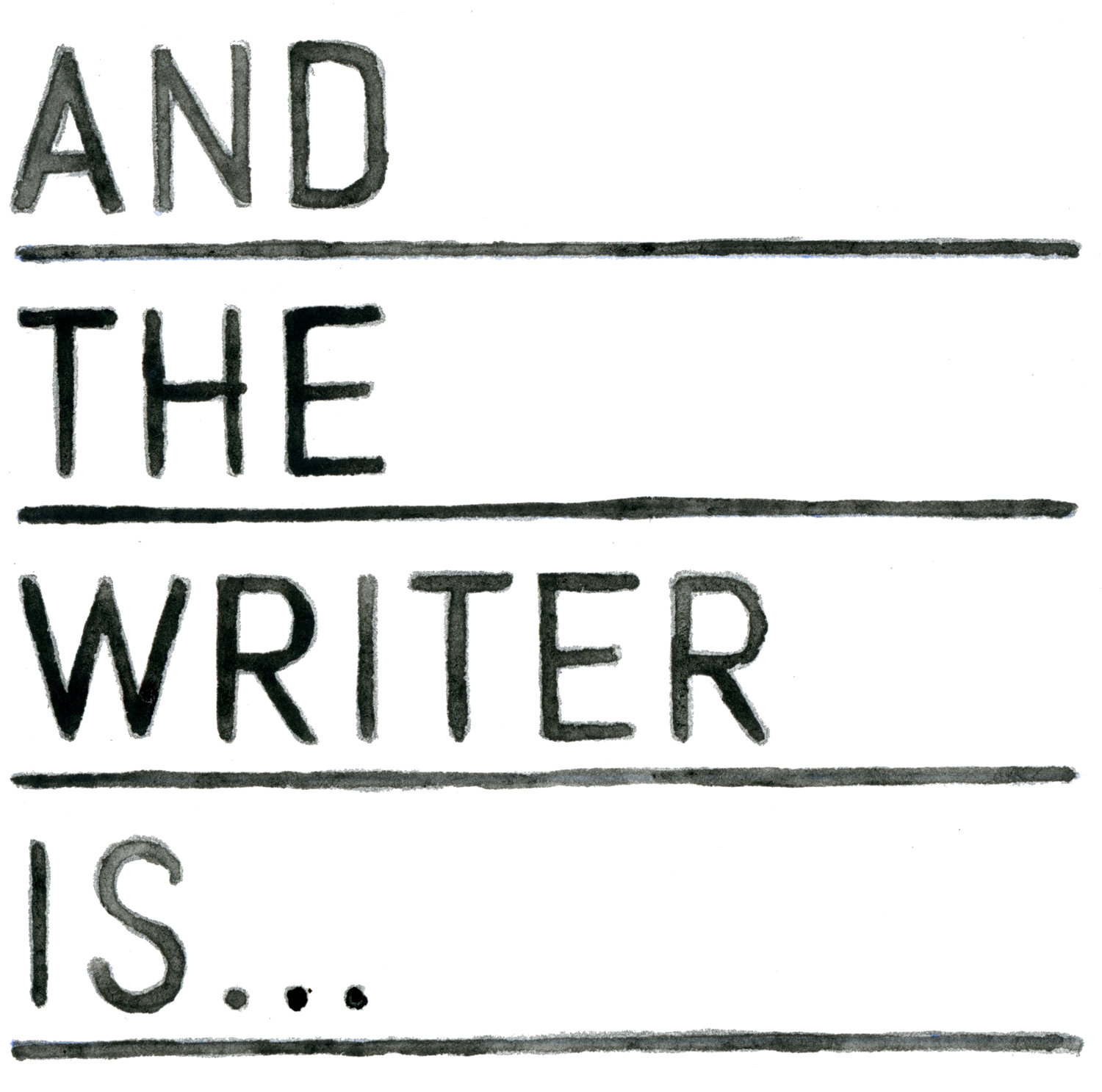 And The Writer Is...