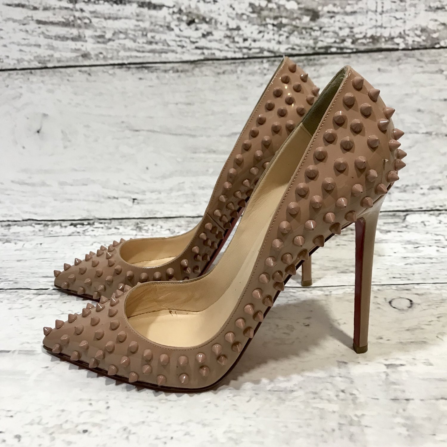 Christian Louboutin Pigalle Spikes Studded High Heels