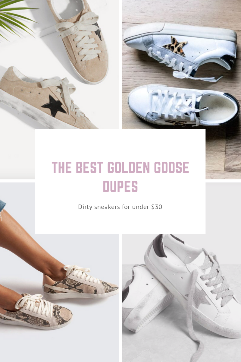 golden goose sneakers look dirty