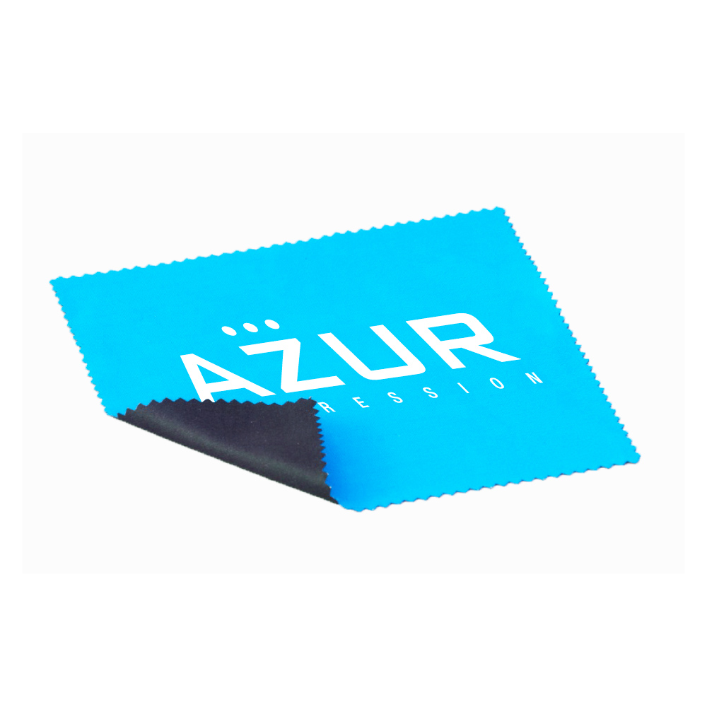 Azur impression — Lingette microfibre - impression recto/verso