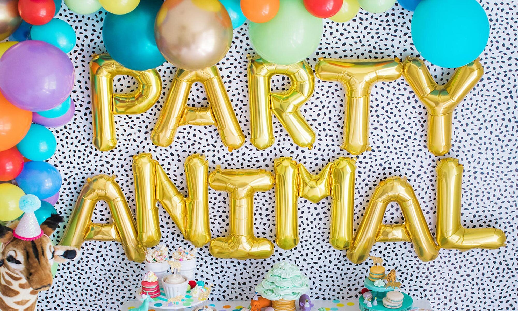 Animal Head Shape Foil Balloon Birthday Wedding Party Supplies Baby Decoration 