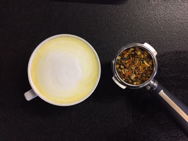Ingredients for a Organic Turmeric Ginger Tea Latte at Royal Tea New York