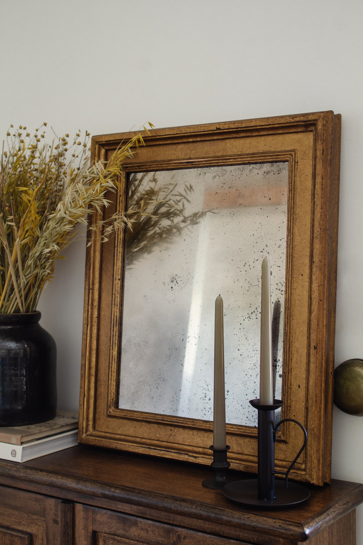 How to Make a Cheap Mirror Look Like a Pricey Antique