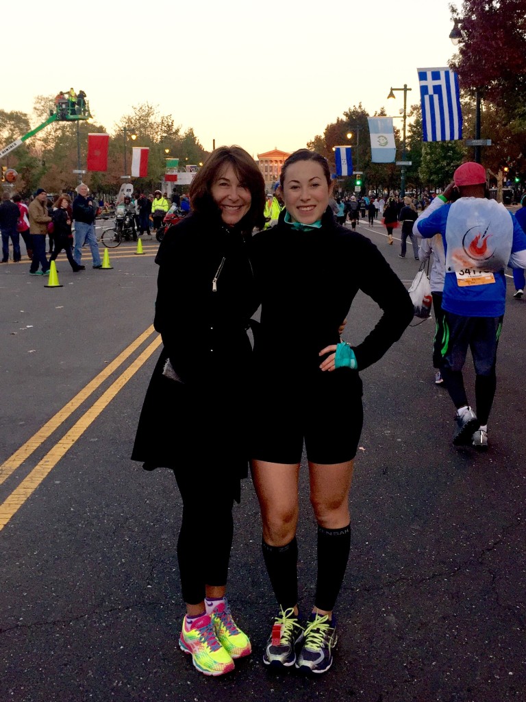Mom and I at the starting line!