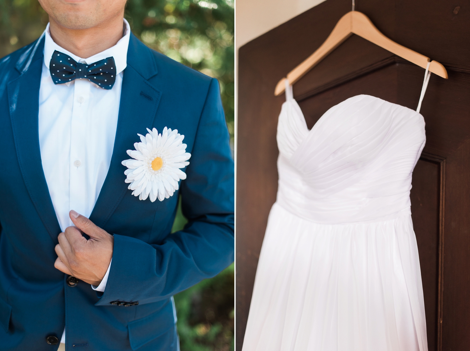 Wayfarers Chapel Wedding Photos Suit and Dress