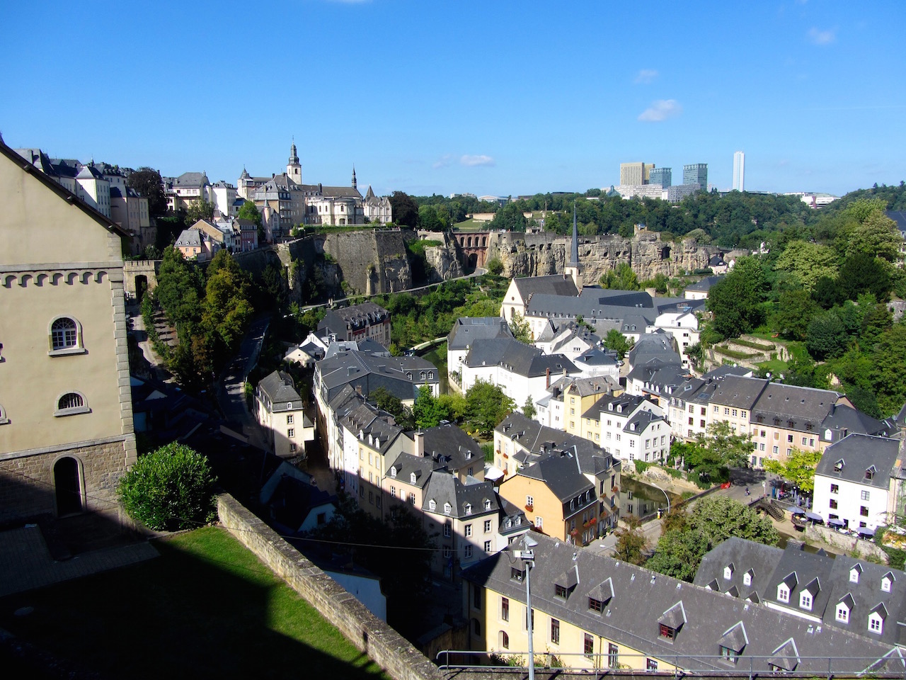 Luxembourg City upper town