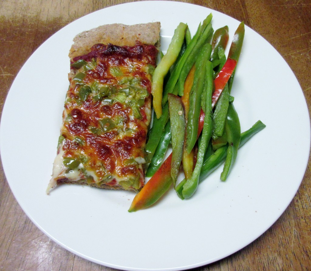 Pizza with Sauteed Peppers