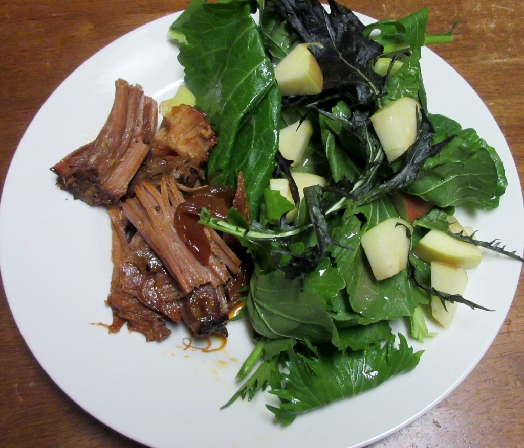 Pulled Pork and Salad
