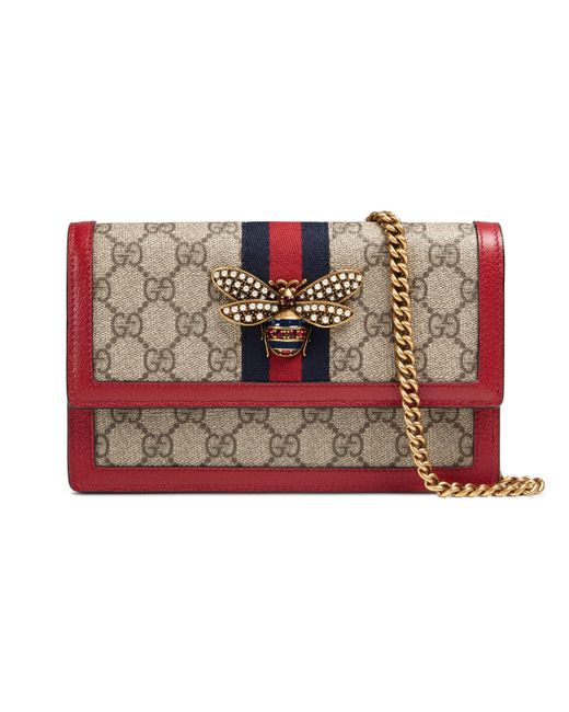 gucci bag with red trim