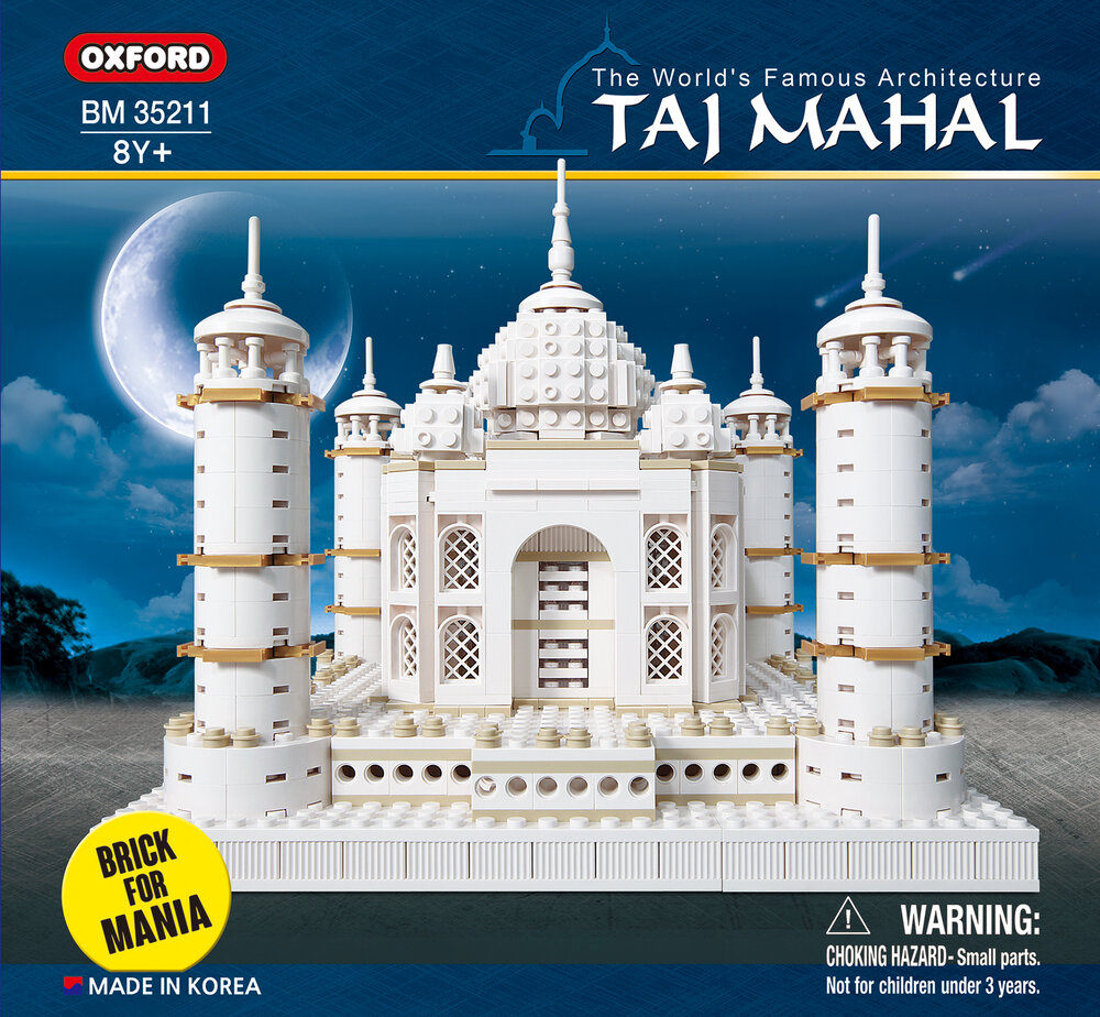 Oxford Block TAJ MAHAL BM35211 Brick For Mania Korean Building Toy India 1134pcs 