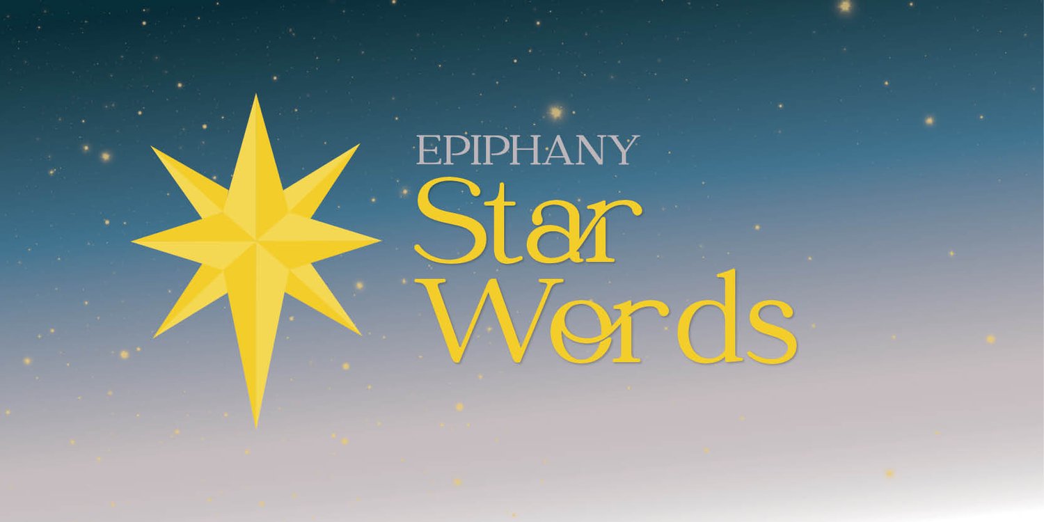 epiphany star words template