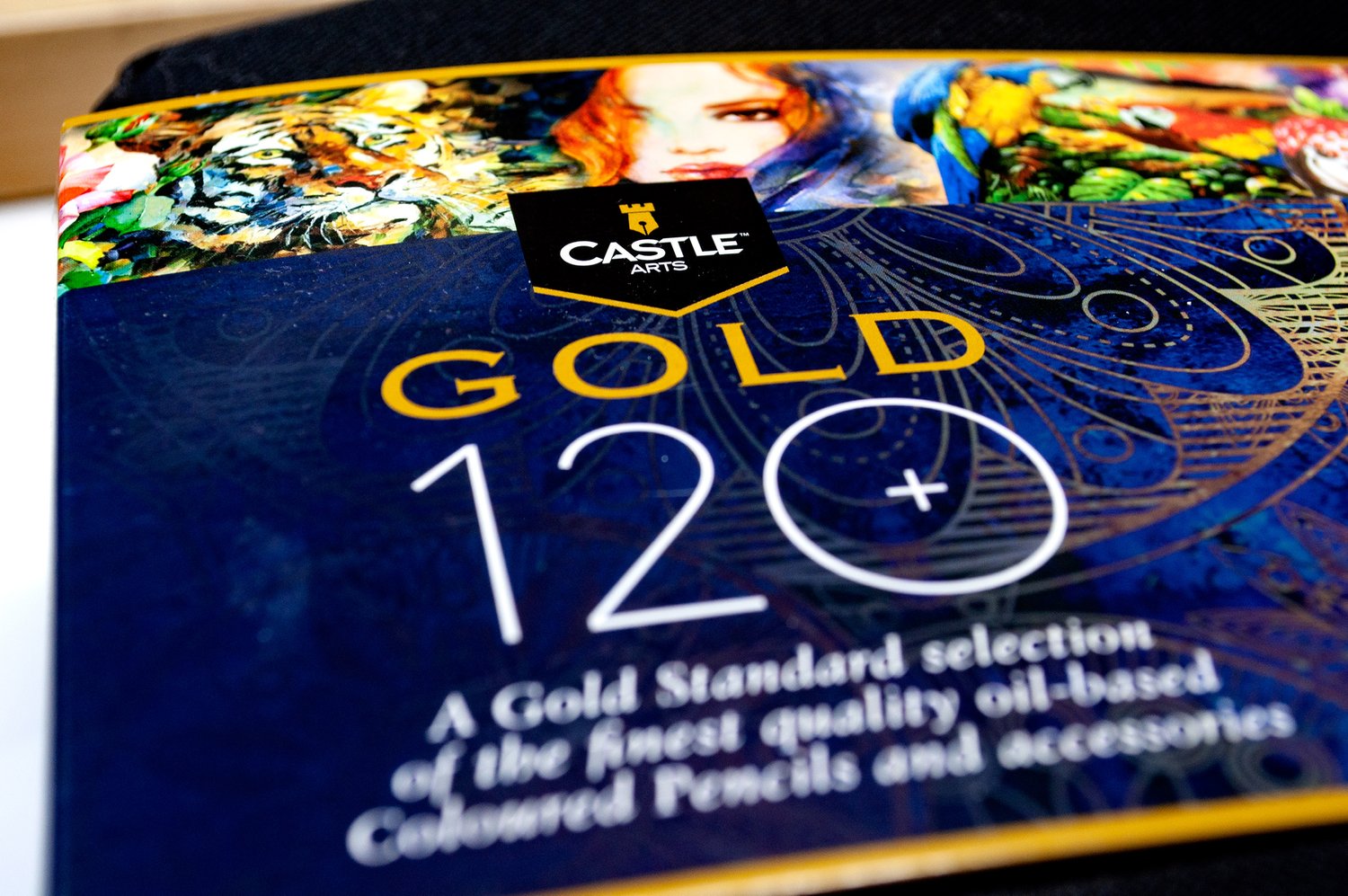 Gold Edition 120 Colored Pencils for Adult Coloring Books, Premier Coloring  Penc