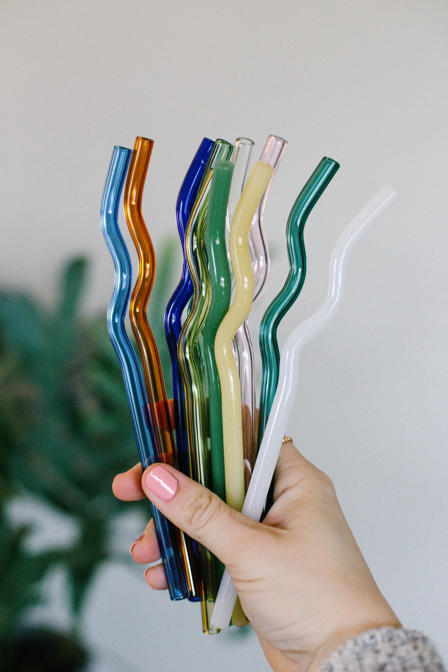 Wavy Glass Straws – Cheerware
