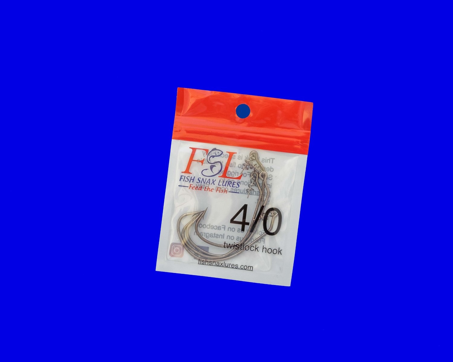 Albie Snax 4-0 Twistlock Hooks 4 Pack — Fish Snax Lures