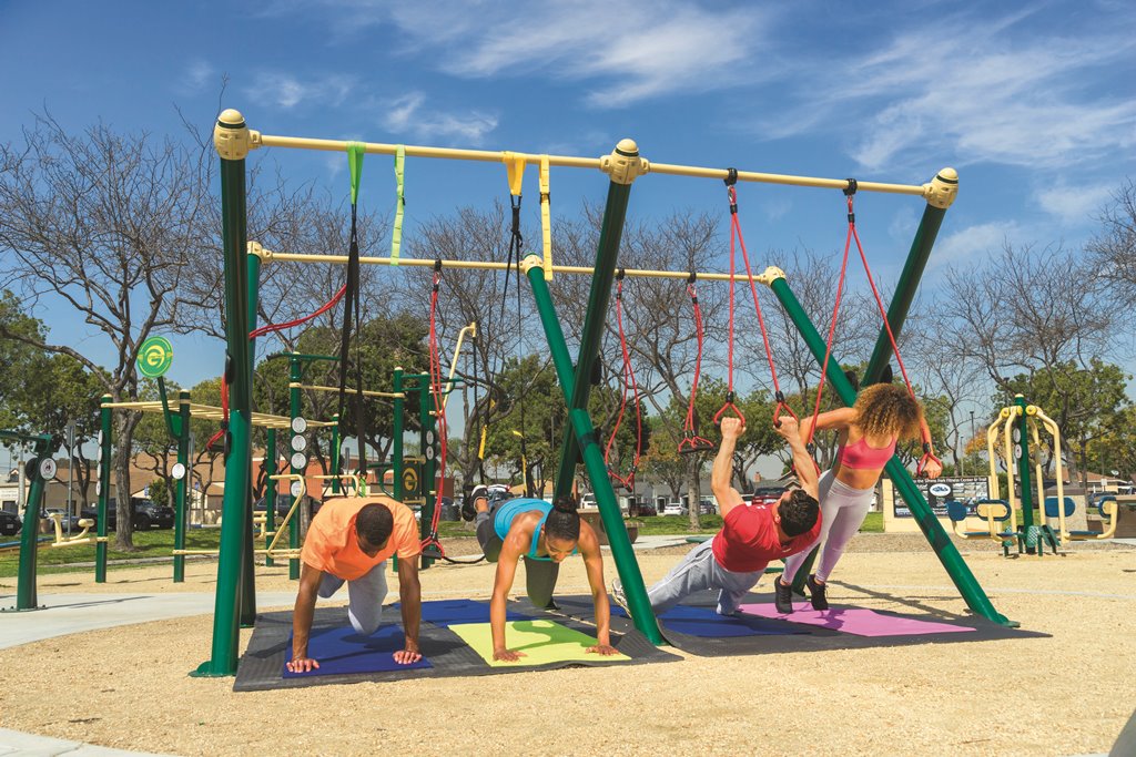 Outdoor Fitness Equipment: Trail or Cluster?