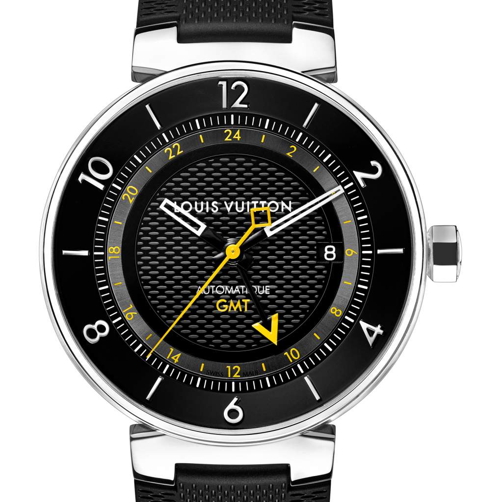 Louis Vuitton Tambour Moon GMT Black — The Watch Press - Luxury