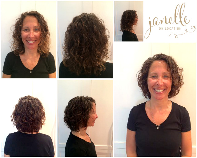 Curly Transformation — Janelle on Location