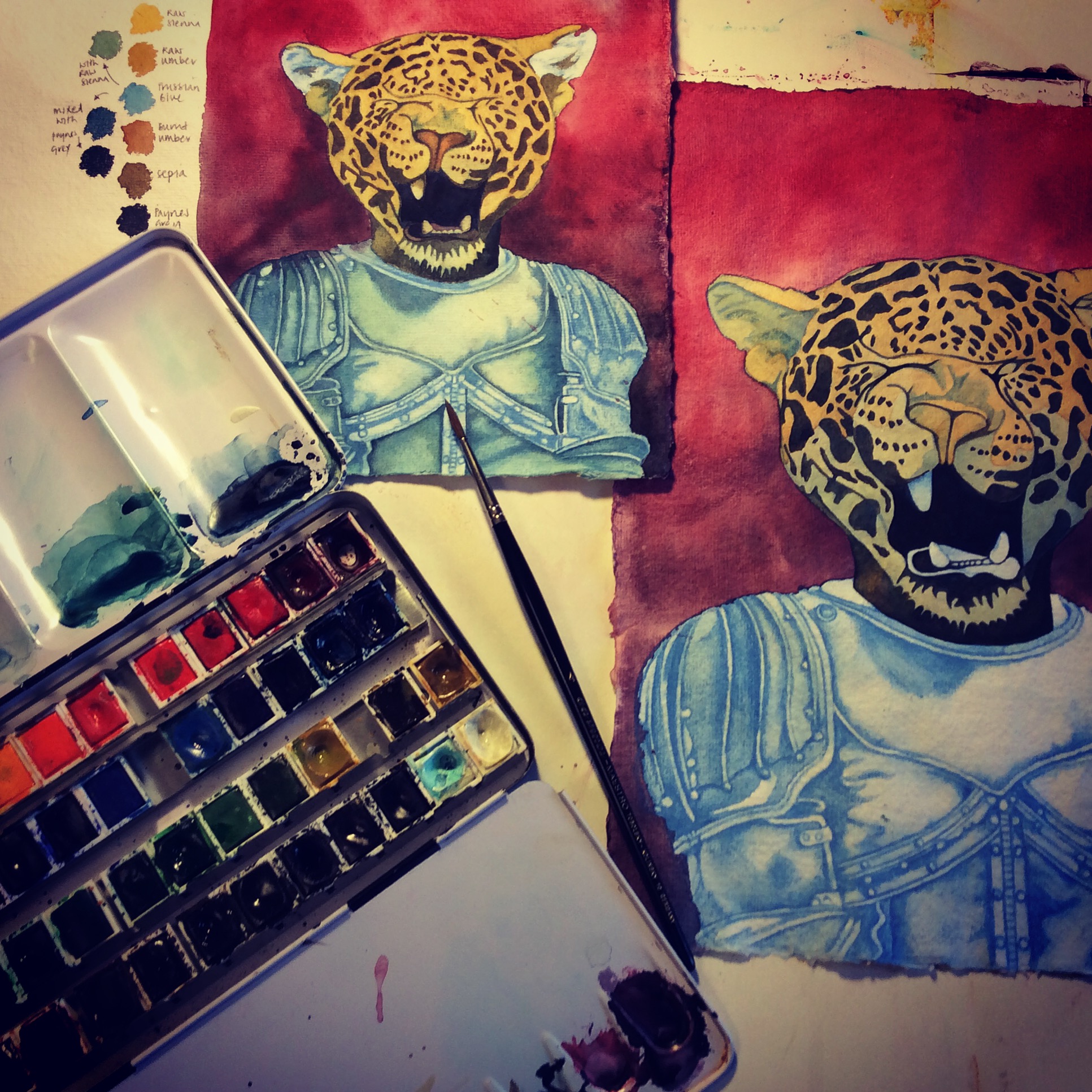 Work in Progress, Mixed Media,  Animal in Clothes