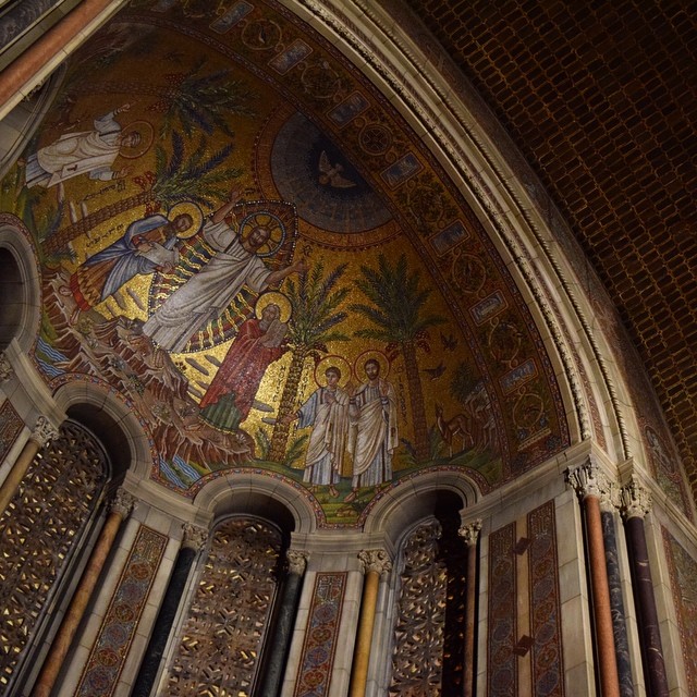 Transfiguration apse mosaic, St Bartholomew