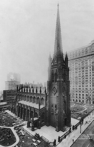 Trinity Church, New York City via Library of Congress