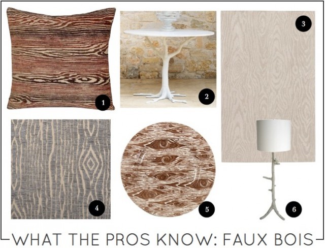 What the Pros Know Faux Bois on Capella Kincheloe Interior Design Phoenix