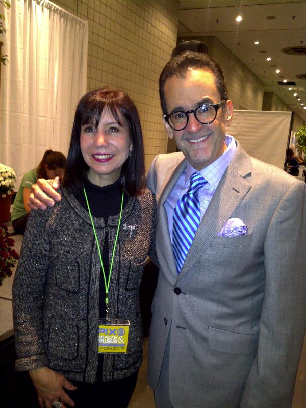 Diane with Lionel from WPIX