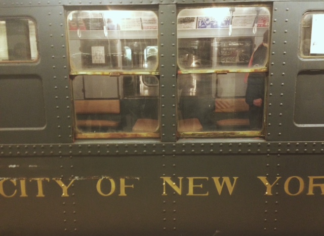 An old MTA train car. Photo by Hannah Grubb.