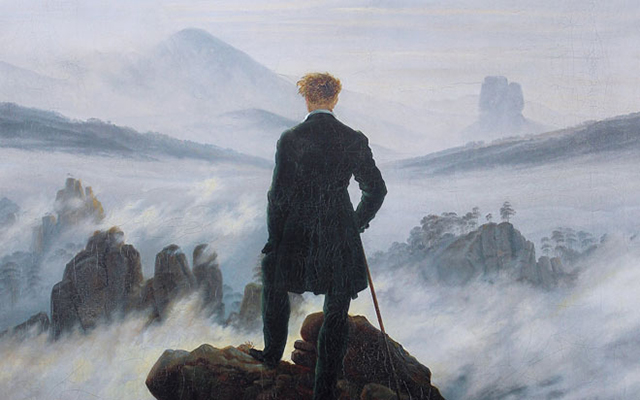 Caspar David Friedrich - The Wanderer Above The Mists
