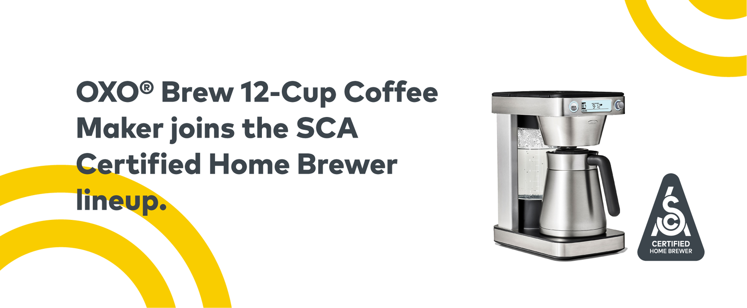 New SCA Certified Home Brewer: OXO® Brew 12-Cup Coffee Maker with Podless  Single-Serve Function — Specialty Coffee Association