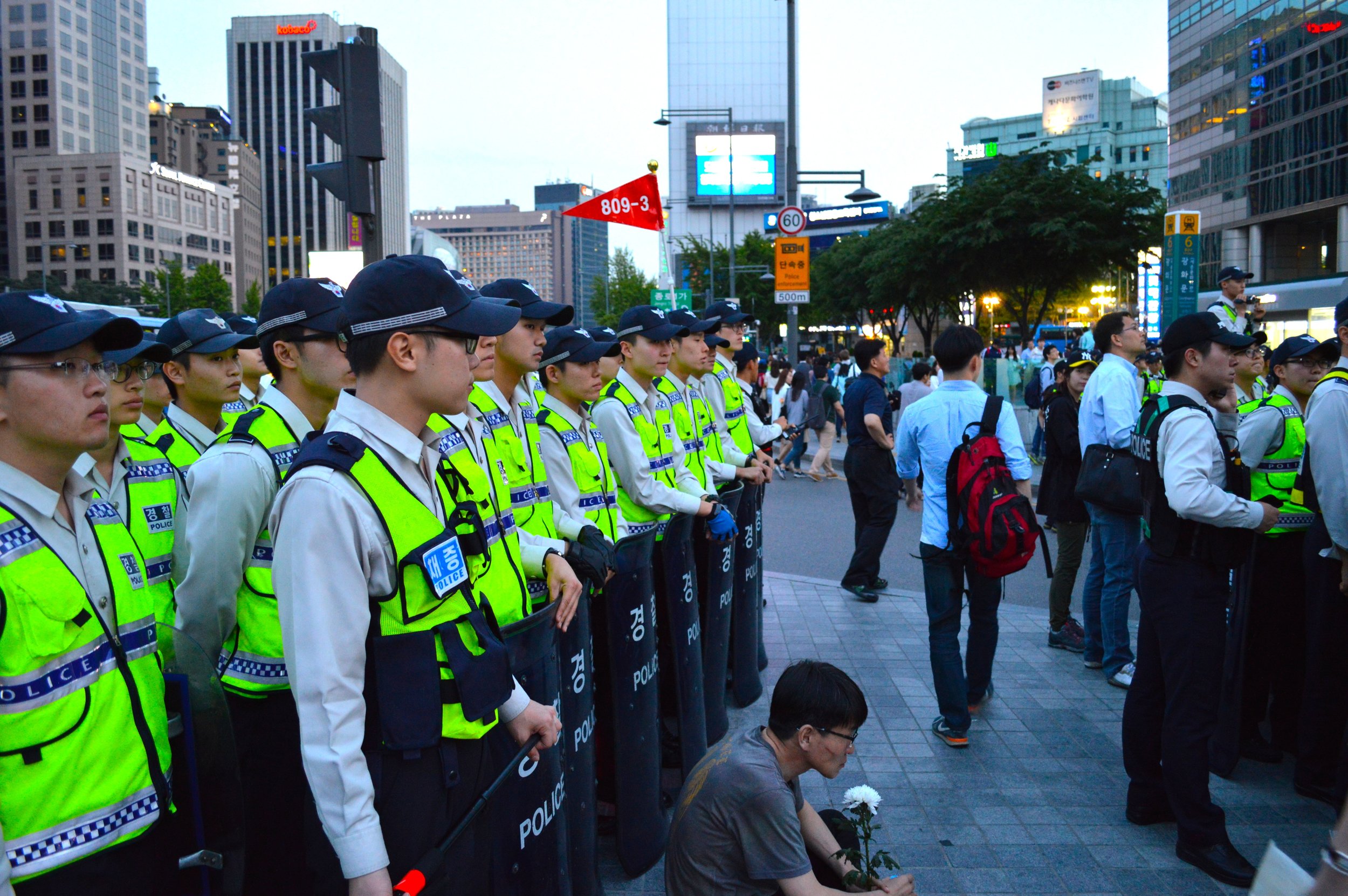 Protest in Seoul.