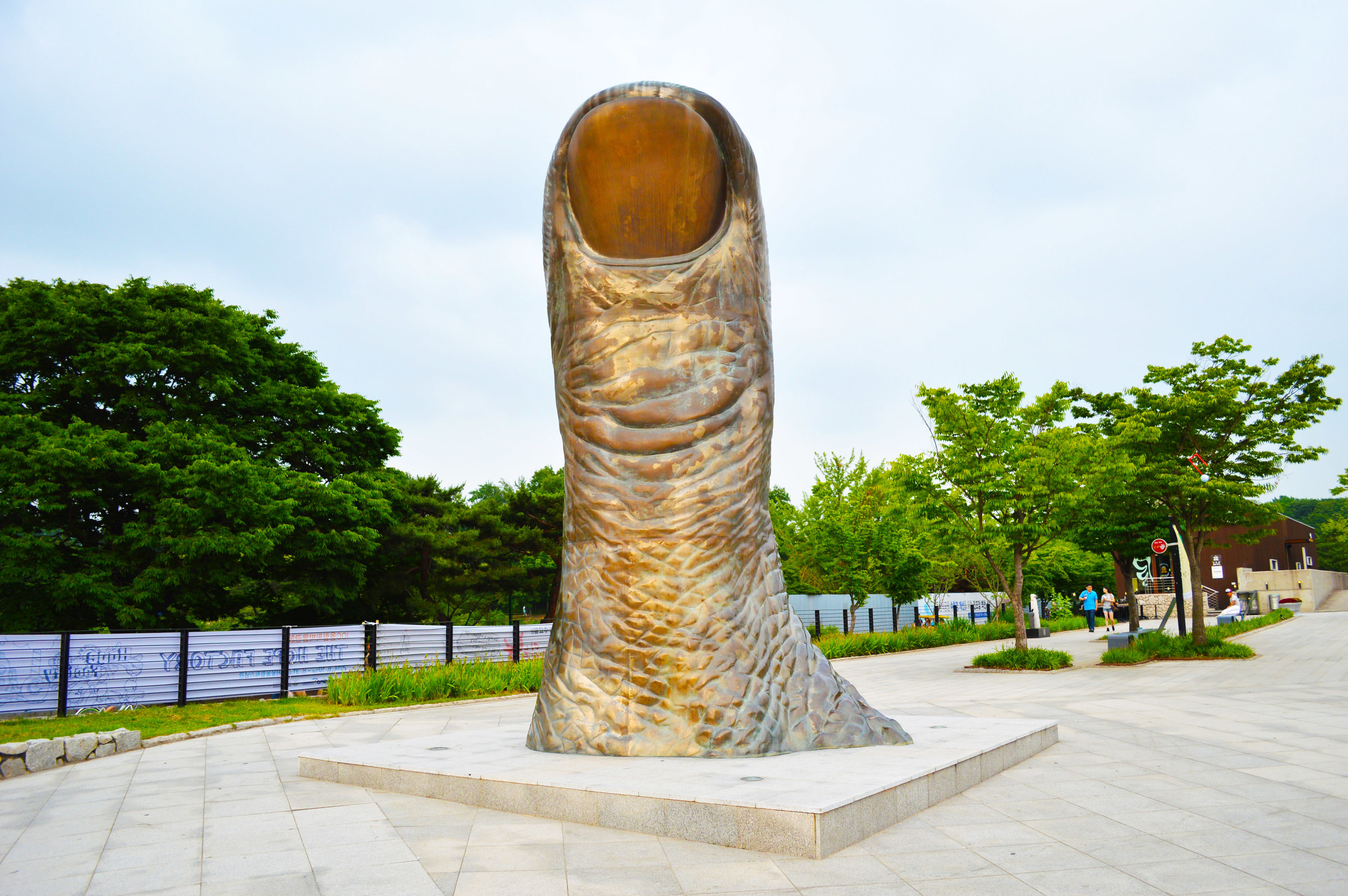 Thumb Statue in Olympic Park - Seoul, South Korea.