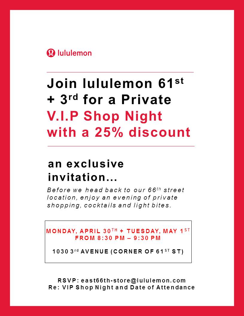 lululemon discount