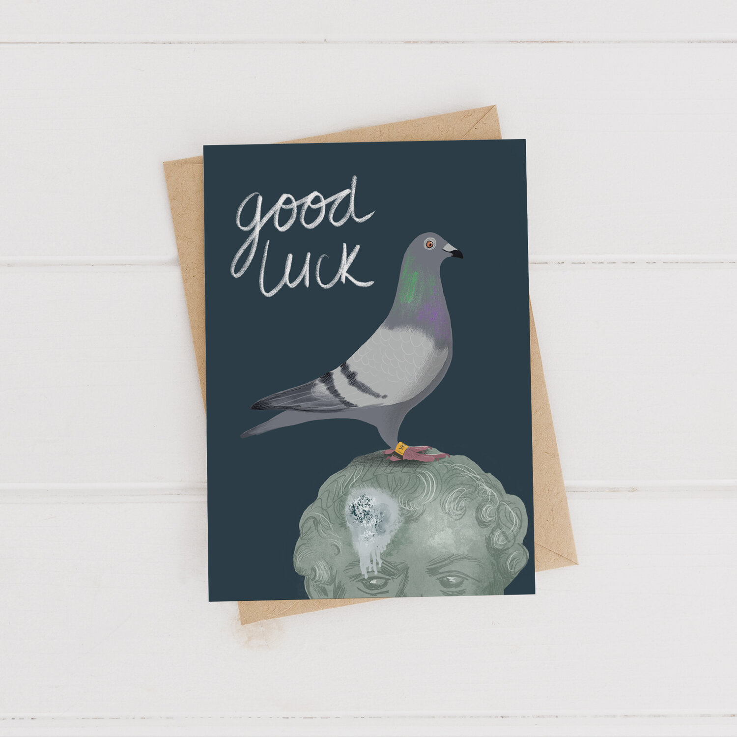 Pigeon Poop - Funny Good Luck Card — PaperPaper