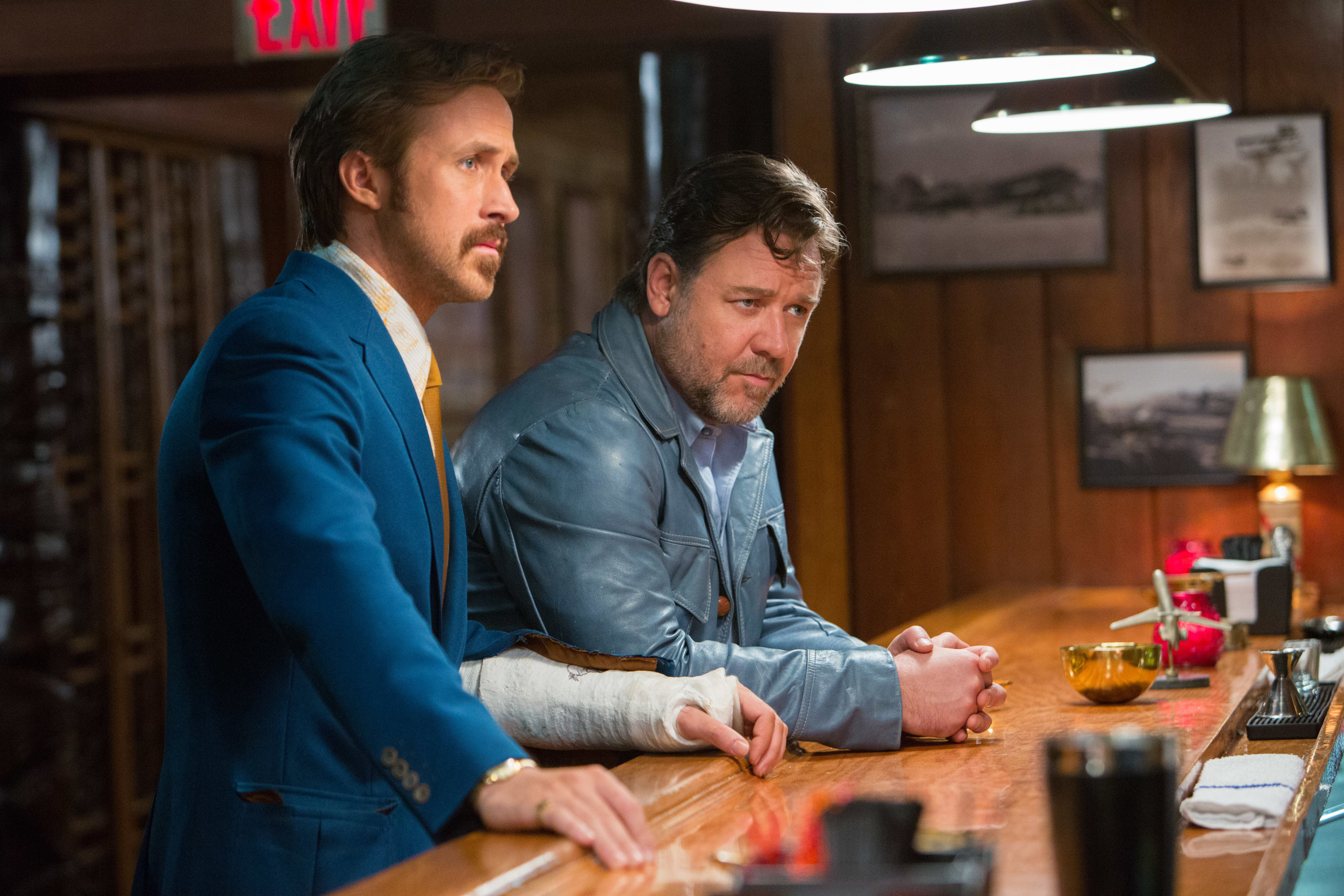 Ryan Gosling and Russell Crowe in 'The Nice Guys'