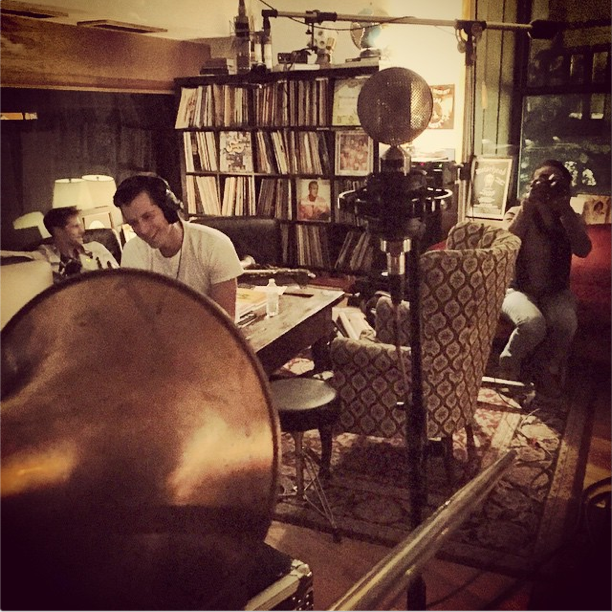In the studio with Mark Ronson