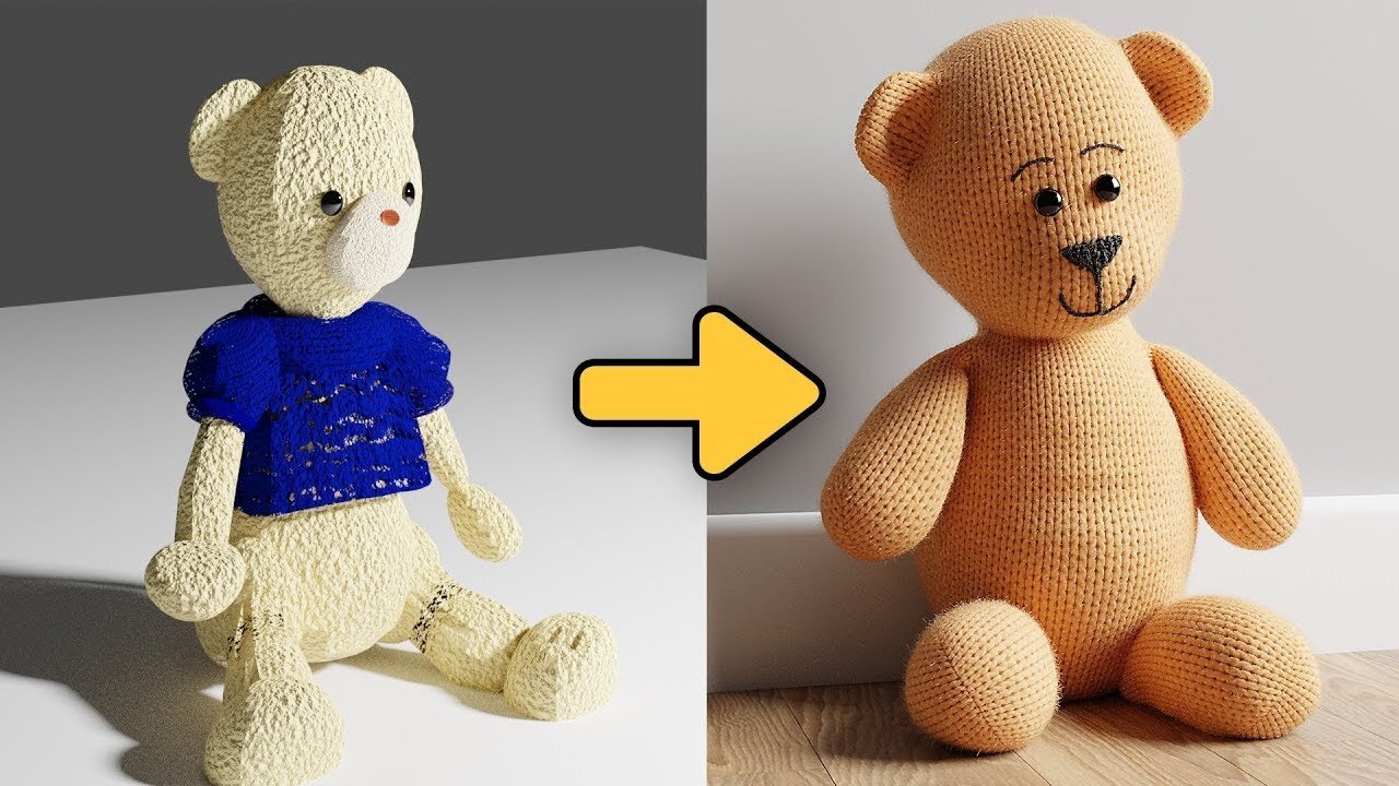 How to Make a Teddy Bear (Improving your Art) — Blender Guru