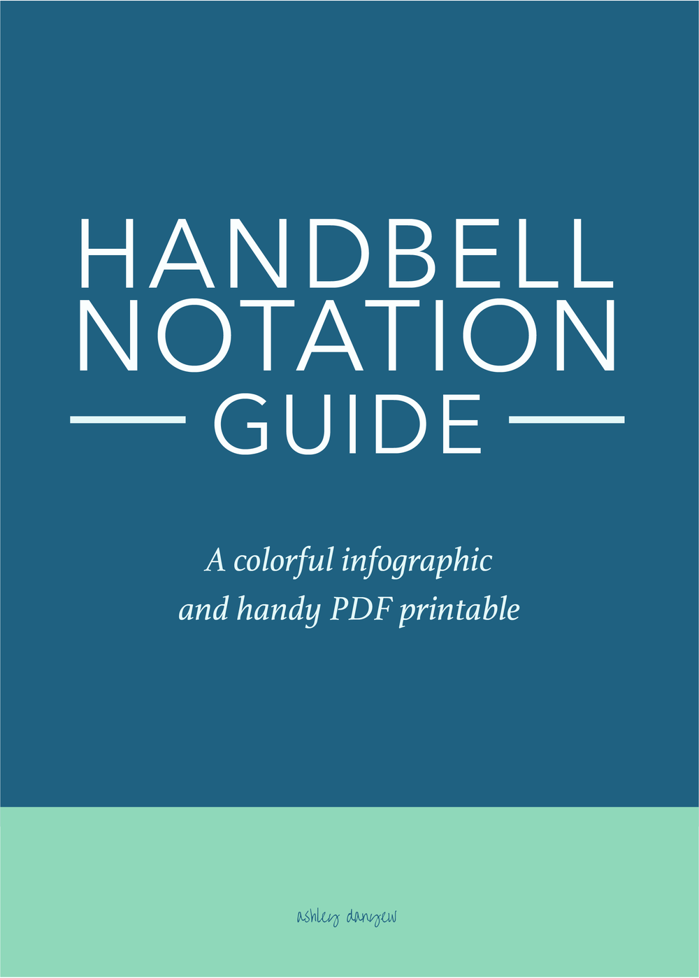 Handbell Notation Guide [Infographic] Ashley Danyew