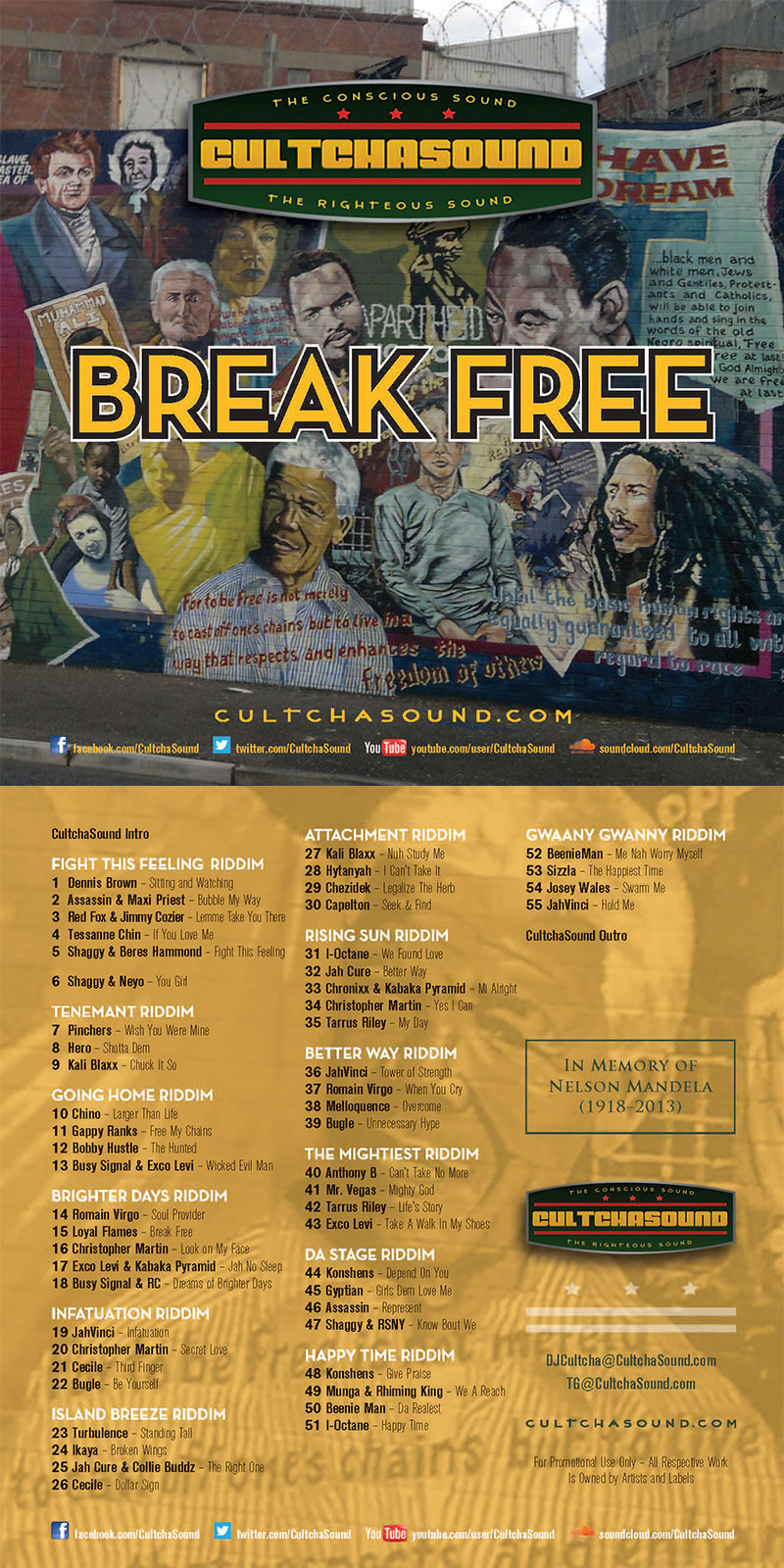 Break-Free 2013 - CultchaSound Mix