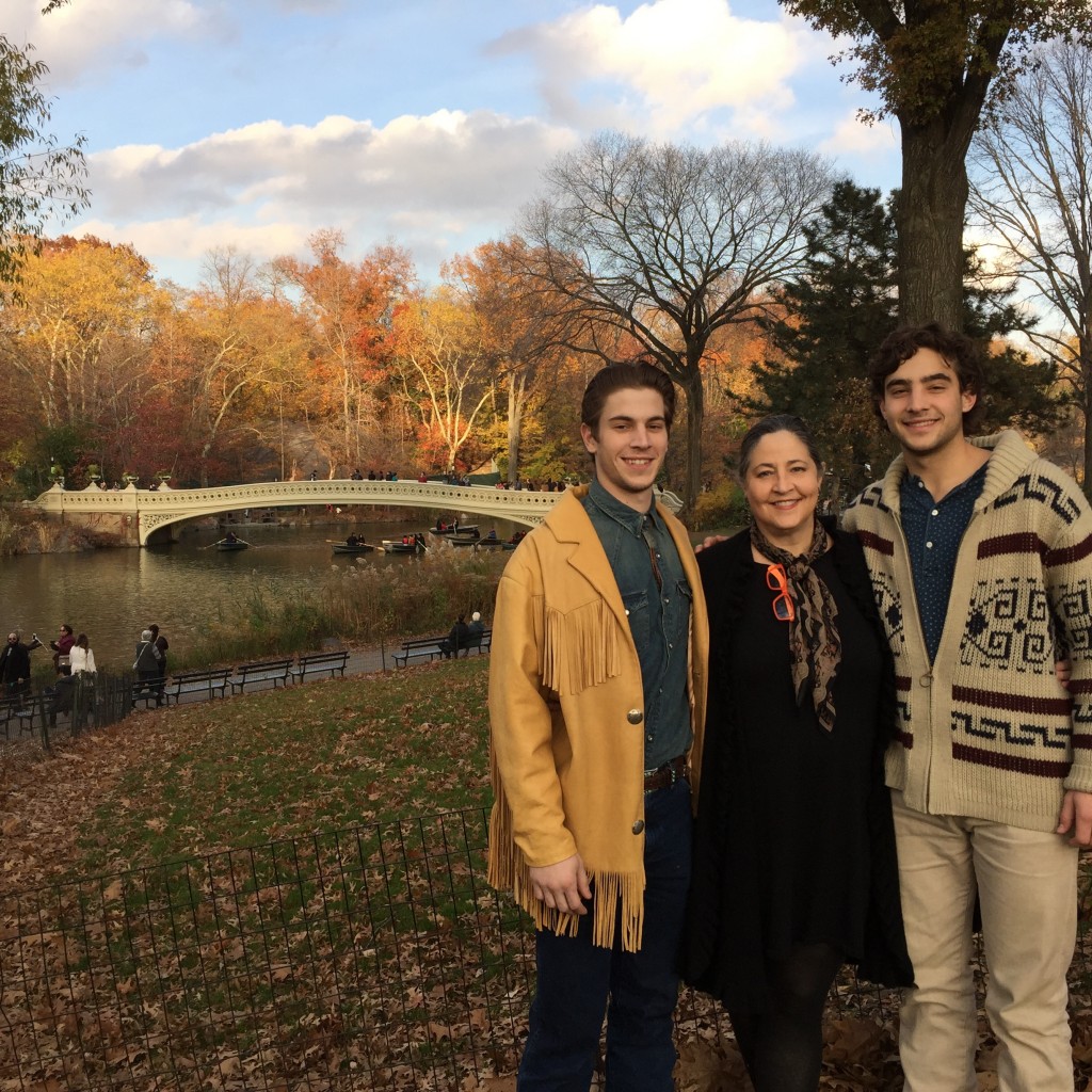 Thanksgiving Day in Central Park with my family