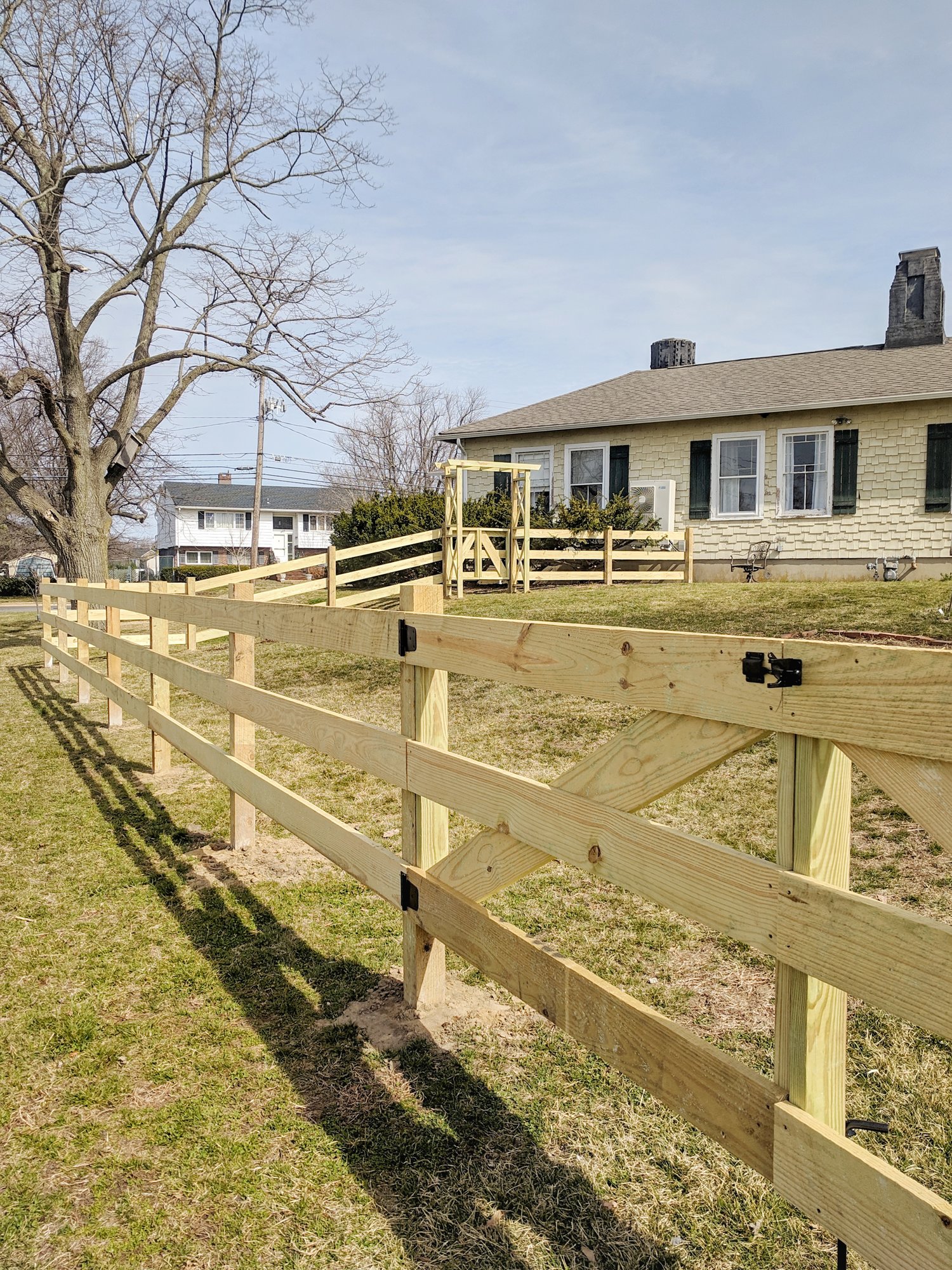 How to build a post and rail fence
