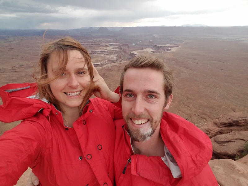 llew and mary at canyonlands