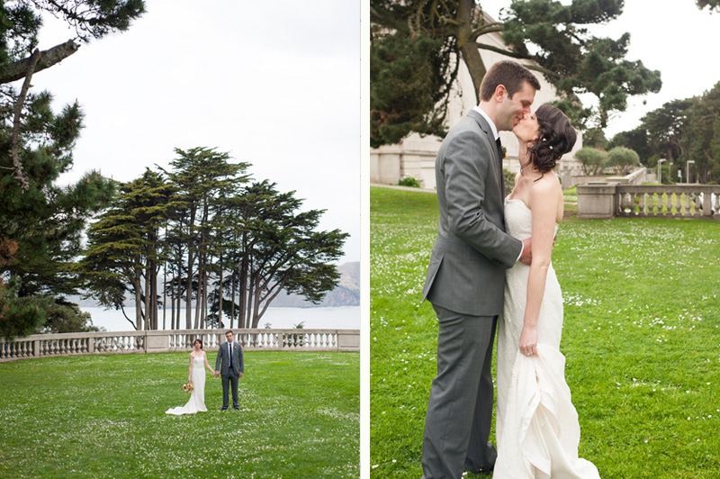 Wedding portraits at the Legion of Honor