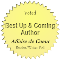 Voted Best Up and Coming Author