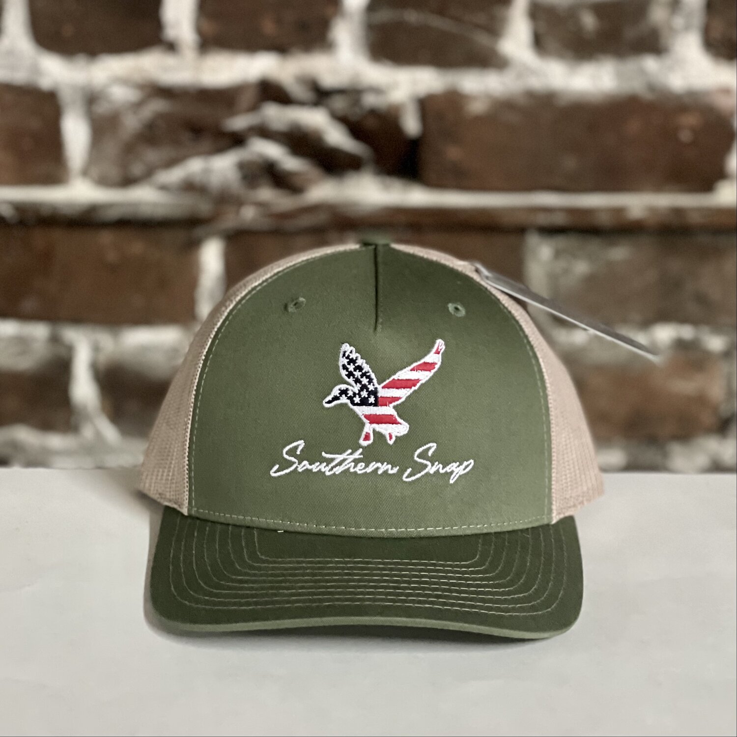 — Hat USA Southern ) ( Hat Snap Freedom Trucker 5 Duck Colors